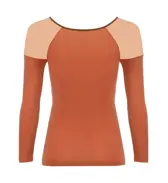 【SALE】エス バイ スロギー サンデーズ 8分袖トップ, オレンジ, product image number 1