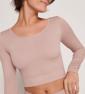 Sloggi SLOGGI EVER INFUSED ALOE CROP TOP LS - Foggy mauve - Bra Top