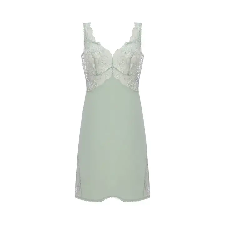 フロラーレ バイ トリンプ1100 ラウンドスリップ【一部カラーSALE】, グリーン, product image number 0