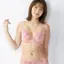 夢みるブラ DeepV ブラジャー マイブロッサムブーケ, ピンク, model image number 3