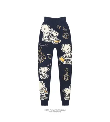 スロギー Warmer SNOOPY G083 ９分丈ニットパンツ
