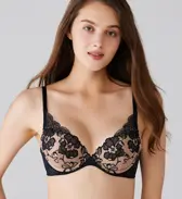 フロラーレ リュクス5024 ブラジャー(パッドなし), ブラック, model