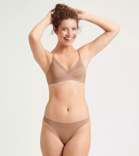 SLOGGI BODY ADAPT TWIST in BROWN