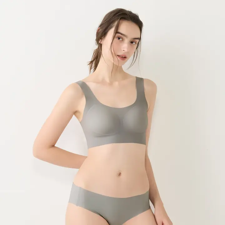 スロギー ゼロフィール ハーフトップ 【一部カラーSALE】, グレー, model image number 1