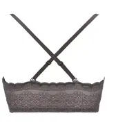 【SALE】アモスタイル バンドゥ ブラジャー(ストラップ取り外し可) デイジーガーデン, グレー, product image number 2