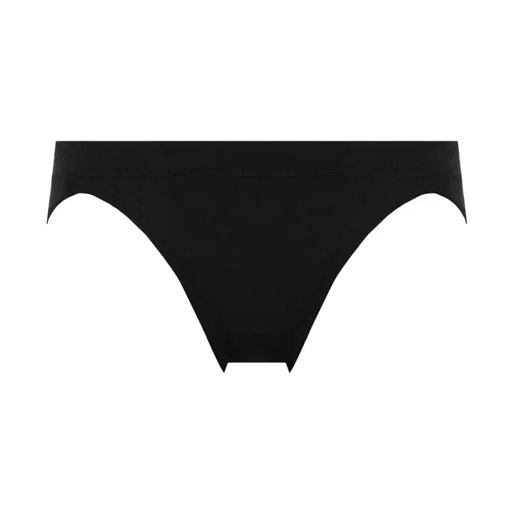 レギュラーショーツ リブ, ブラック, product image number 0