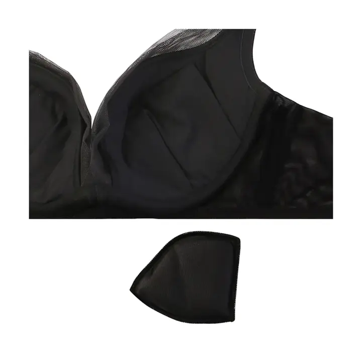 トリンプ |&nbsp;エスバイ ソフトフィット シアー ブラ, ブラック, product image number 3