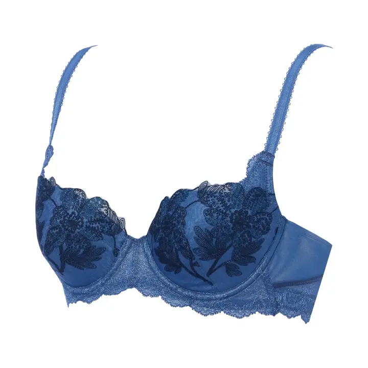 フロラーレ バイ トリンプ122 ブラジャー(パッドなし), ブルー, product image number 2