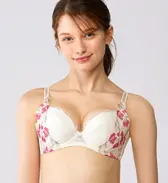 【SALE】天使のブラ スリムライン レッドレーベル バイ トリンプ0118 ブラジャー, ホワイト, model image number 0