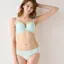 【WEB限定】美胸フィットブラ アザレア レギュラーショーツ, ブルー, model image number 1