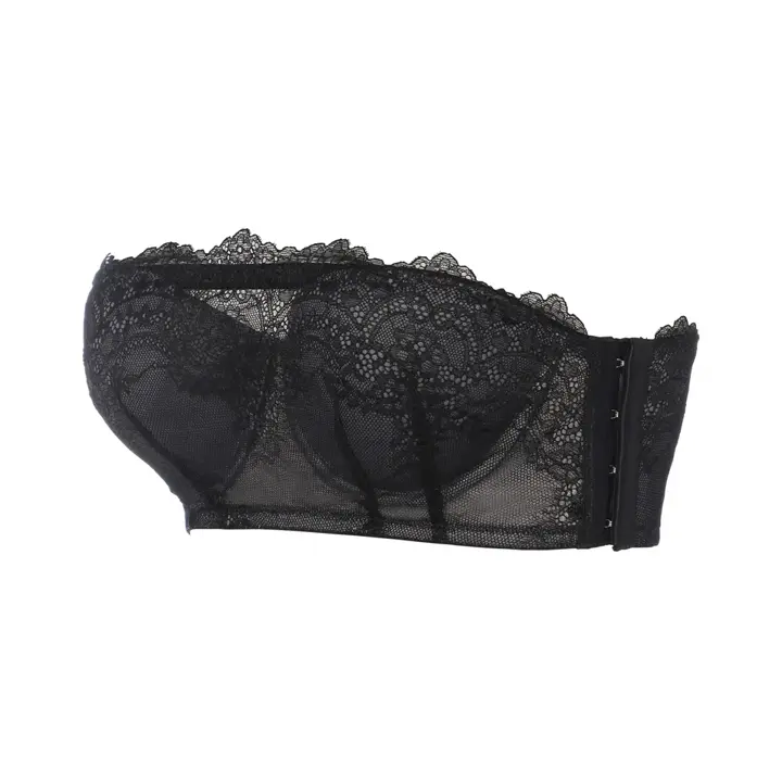 【SALE】アモスタイルバンドゥ ブラジャー(ストラップ取り外し可) スタイリングコレクション, ブラック, product image number 2
