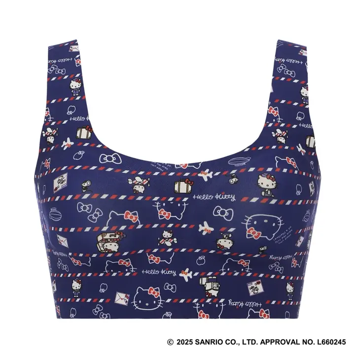 スロギー ゼロフィール ハローキティ ハーフトップ, ブルー, product image number 0