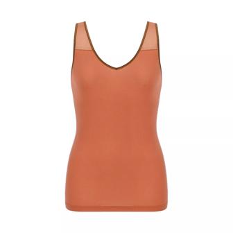 【SALE】エス バイ スロギー サンデーズ 袖なしトップ, オレンジ, product image number 0
