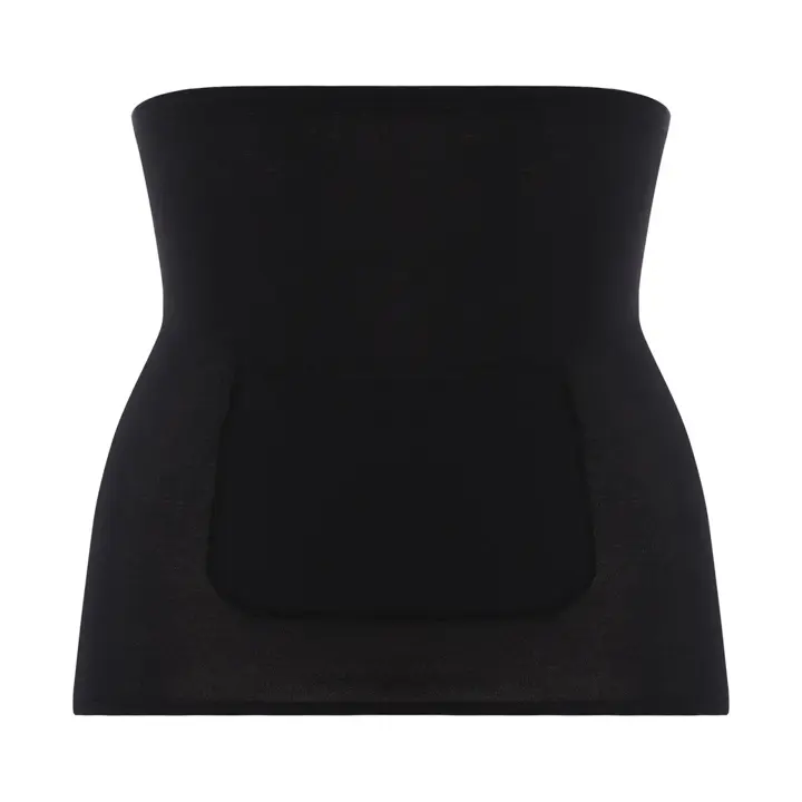 肌側綿100インナー5480 腹巻, ブラック, product image number 0