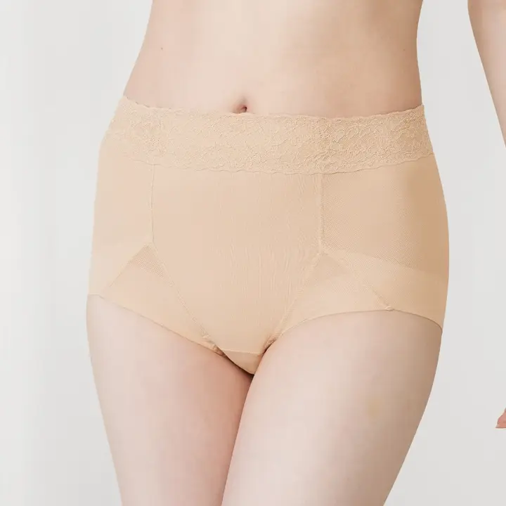 ボディライナー8120 はきこみ深めショーツ, ベージュ, model image number 0