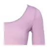 【SALE】薄くて軽い インナー5170 3分袖トップ, パープル, swatch
