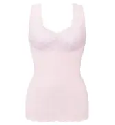 【SALE】楽ソフト カップ付インナー6020 タンクトップ, パープル, product image number 0
