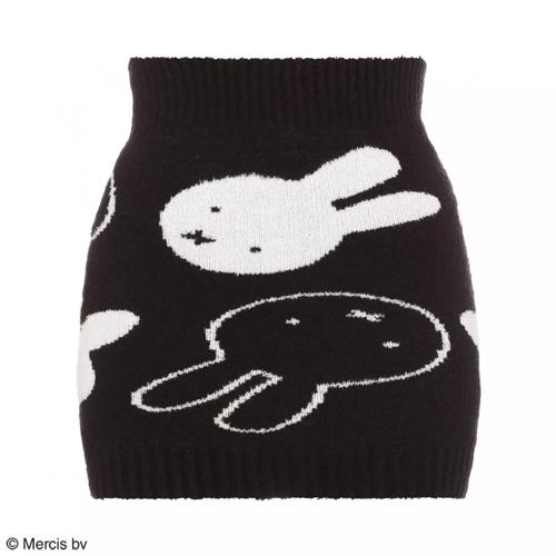 【SALE】スロギー ミッフィーコラボ あったか 腹巻, ブラック, product image number 0