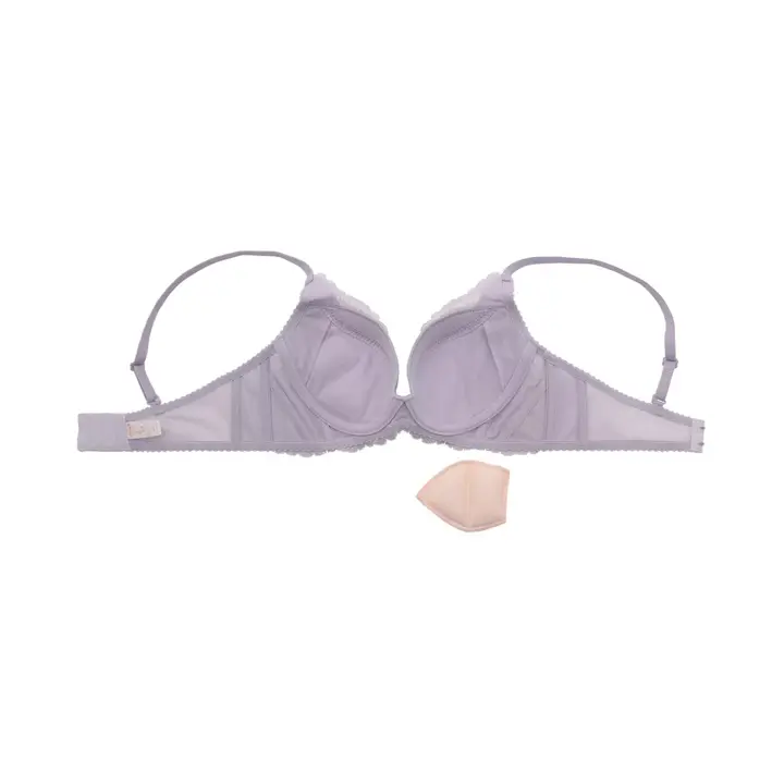 【SALE】【WEB限定】脇高シェイプアップブラ　シャイニング バタフライ, パープル, product image number 2