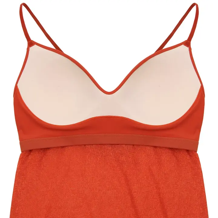 【SALE】エス バイ スロギー スパーブ カップ付きキャミソール, レッド, product image number 1