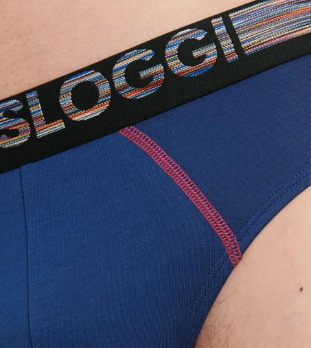 SLOGGI MEN GO ABC NATURAL in BLAU