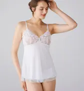 フロラーレ リュクス5022 キャミソール, ホワイト, model image number 0