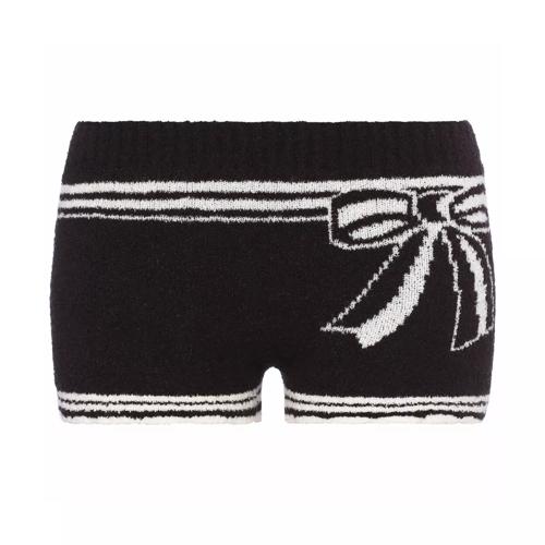 スロギー “ほっ”とあったか(ニット柄) ニットパンツ, ブラック, product image number 0