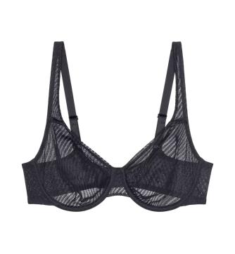 Out From Under Budapest Love High Sheer Lace Underwire Bra