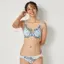 【SALE】DeepV ブラジャー(パッドなし) グレースフルフラワー, ホワイト, model image number 1