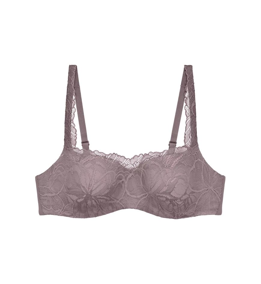 Triumph BODY MAKE UP ILLUSION LACE BALCONETTE BRA - Pigeon grey - Wired Padded