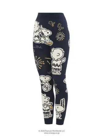 スロギー Warmer SNOOPY G083 ９分丈ニットパンツ