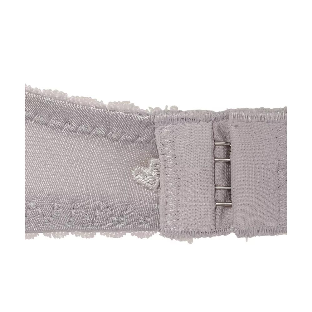 【SALE】夢みるブラ ライト ブラ＆ショーツセット ライン フラワーズ, グレー, product image number 2