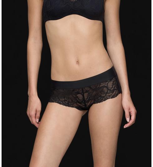 Triumph BODY MAKE UP ILLUSION LACE SHORT - Black - Boyleg