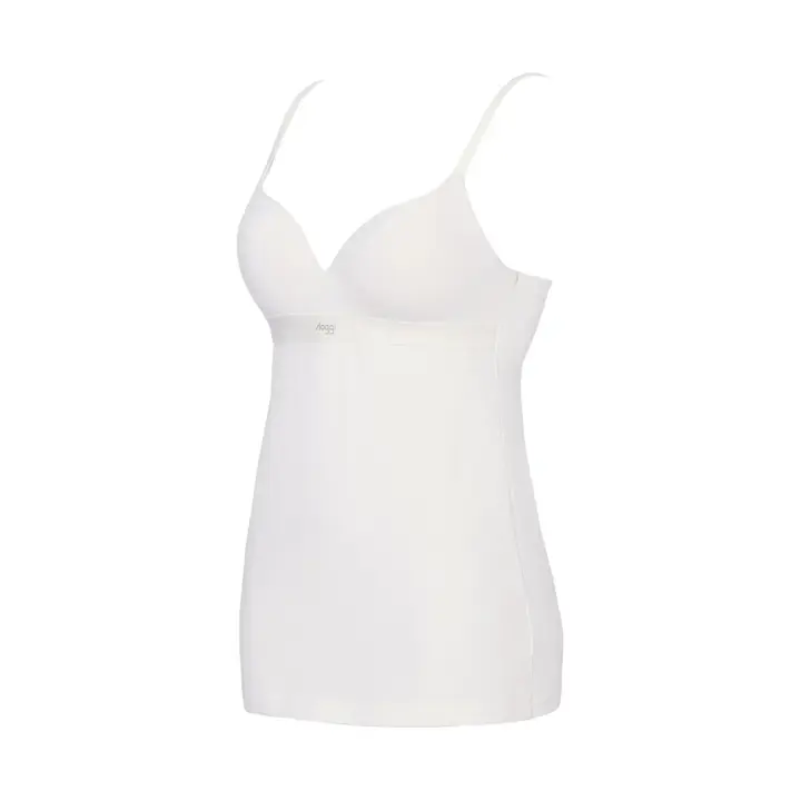 スロギー ゴーコットン カップ付きキャミソール, ホワイト, product image number 2