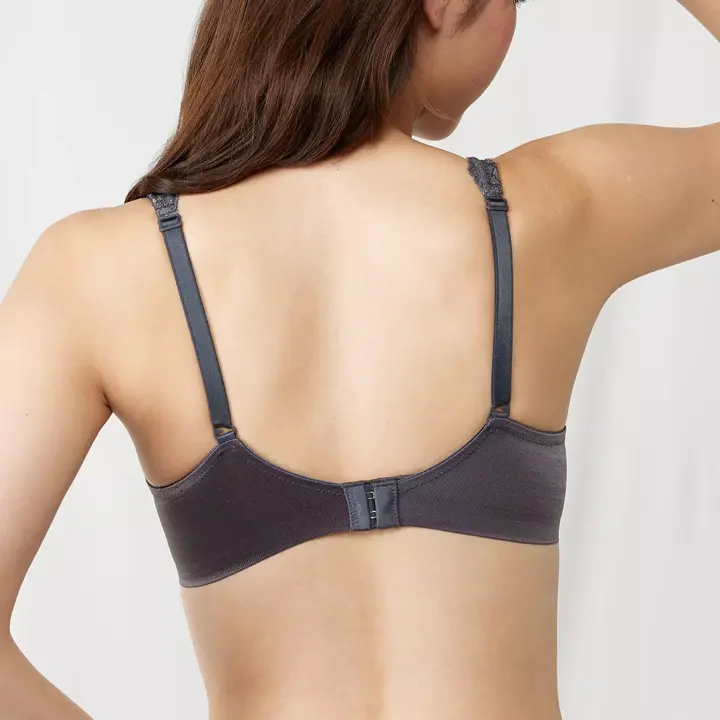 恋するブラ612 ブラジャー【一部カラーSALE】, グレー, model image number 3