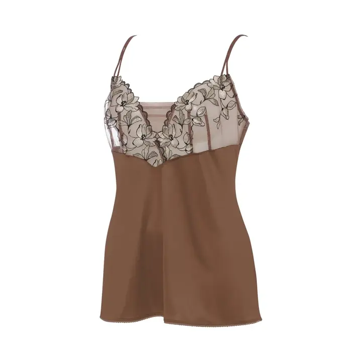 フロラーレ バイ トリンプ 615  キャミソール, ブラウン, product image number 2