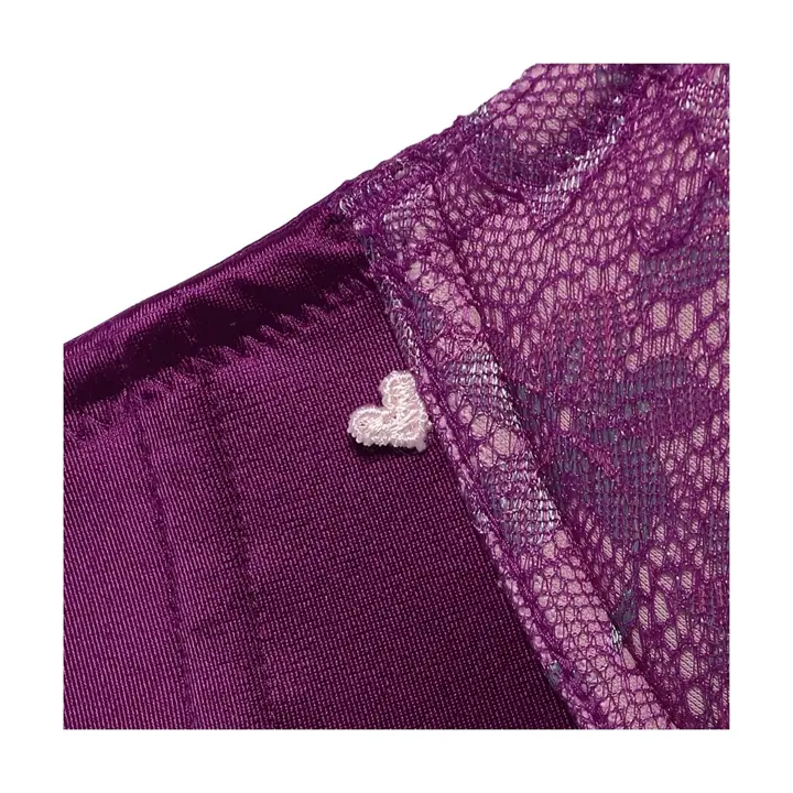 夢みるブラ(R) ライト ブラ＆ショーツセット ドリームデイリリー【一部カラーSALE】, パープル, product image number 2