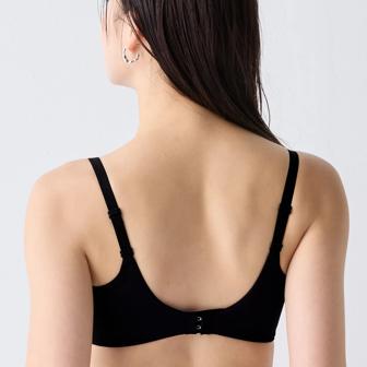 スレンダーラインブラ ブラジャー, ブラック, model image number 2