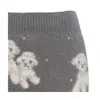 【SALE】スロギー “ほっ”とアイテム 9分丈ニットパンツ, ホワイト, swatch