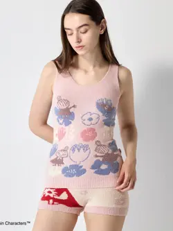 スロギー ムーミン ハラマキ付きニットパンツ