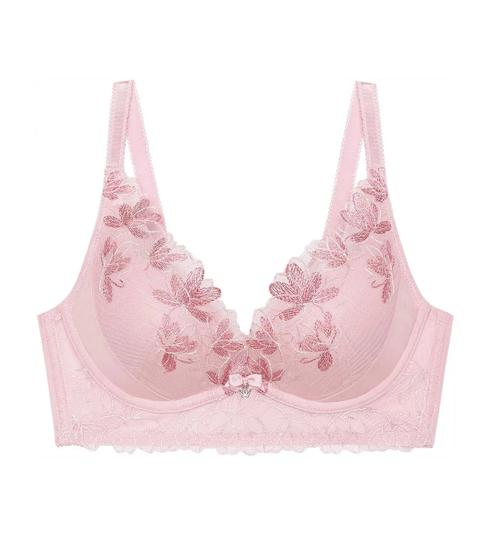 Triumph Aqua Acacia Non-Wired Push-Up Deep V Bra - Tender pink - Non-wired Bra
