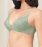 Triumph Aqua Paradise Non-Wired Push Up Deep V Bra - Abstinthe - Non-wired Bra