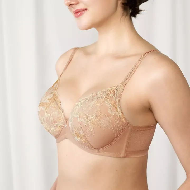 【SALE】トリンプストーリー598 ブラジャー(パッドなし), ベージュ, model image number 4