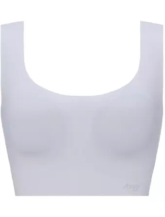 【WEB限定】綿混タイプ(スロギーG028)　カップ付きハーフトップ