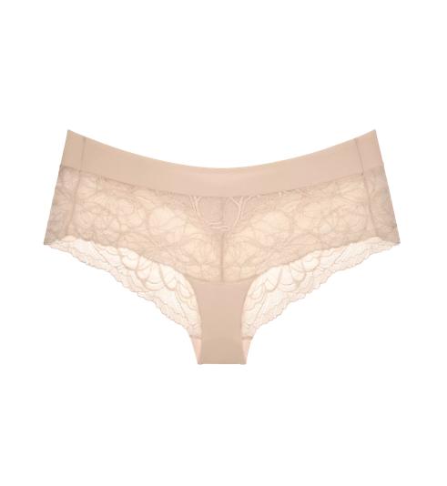 Triumph BODY MAKE UP ILLUSION LACE SHORT - Nude beige - Boyleg