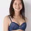 夢みるブラ(R) ライト ブラ＆ショーツセット デイジーシャワー【一部カラーSALE】, ブルー, model image number 0