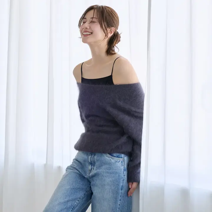 背中見せブラトップ, ブラック, model image number 2