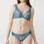 【SALE】天使のブラ(R) スリムライン582 レギュラーショーツ, グリーン, model image number 1