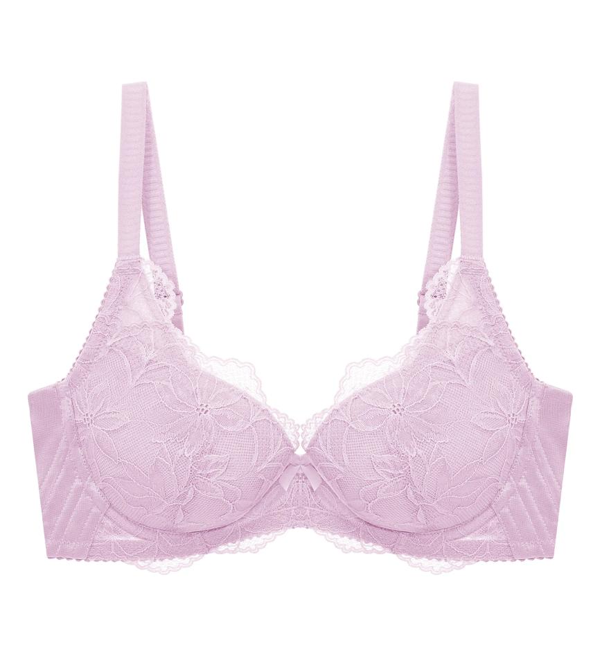 Natural Allure Wired Half Cup Padded Bra in Lilac Orchidee