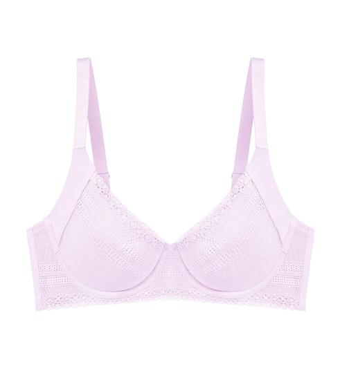 Natural Allure Wired Half Cup Padded Bra in Lilac Orchidee